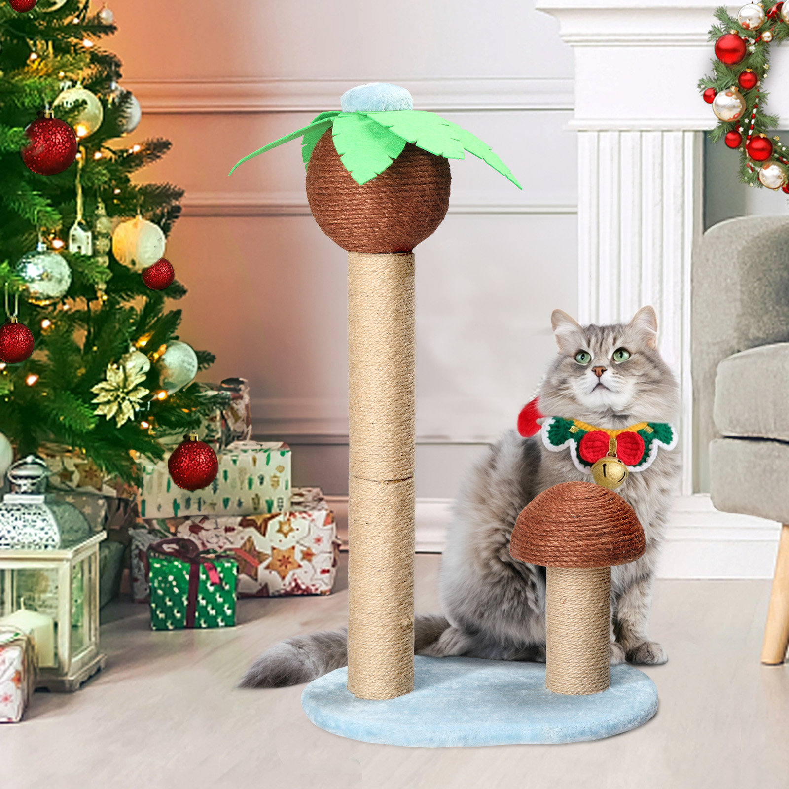 Palm tree cat scratcher best sale